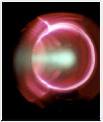 Fusin nuclear - Imagen del plasma obtenido en un reactor Tokamak