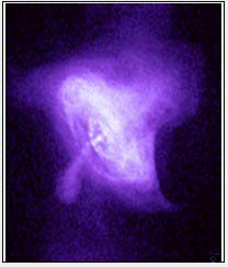 Estrella de neutrones en el centro de la Nebulosa del Cangrejo